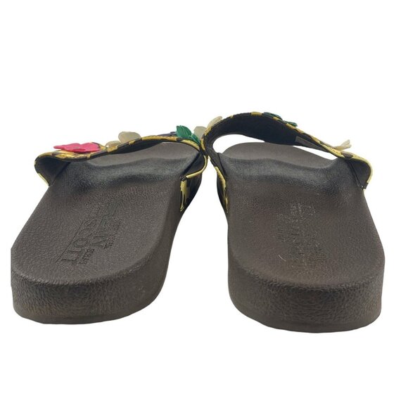 Adidas Jeremy Scott Adilette Leopard Floral Print Slipper Slides Sandals Size 13 main image 10